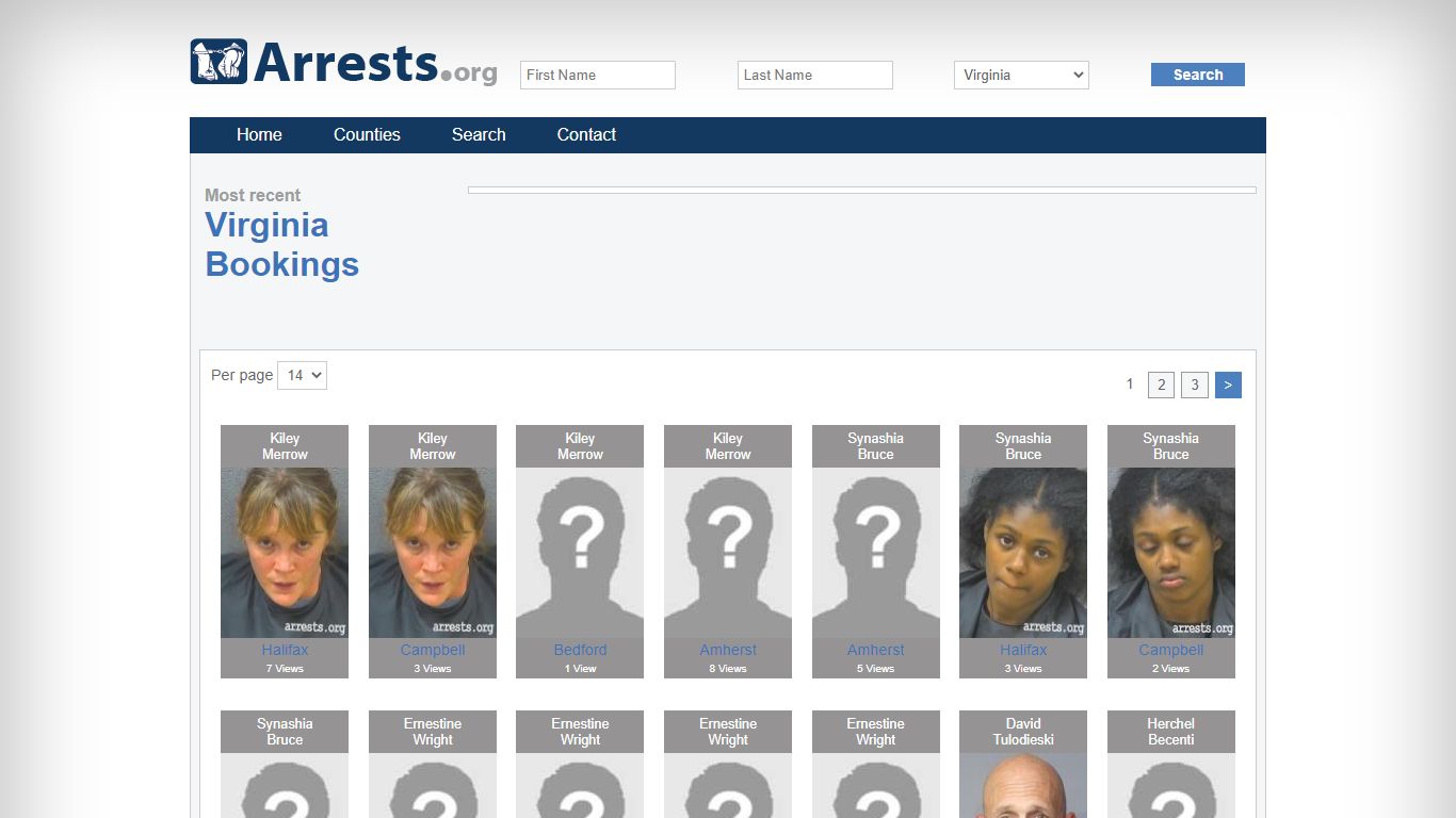 Virginia Arrests and Inmate Search